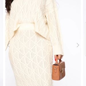 Ivory sweater set